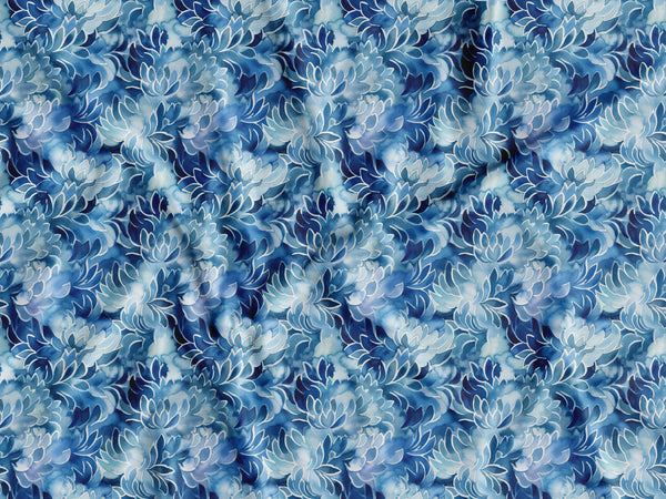 Blue Blossom - Digital Printed Fabric