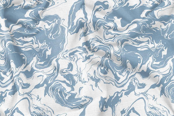 Marble Blue - Abstract Print